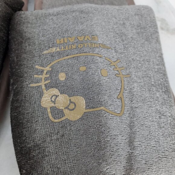 Eva Air Grey Slip On Hello Kitty Business Class Slippers - Picture 3 of 10